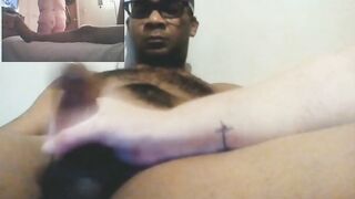 Stiff Cock Stroking-Cum Swallowing Red Head BBW