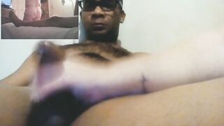 Stiff Cock Stroking-Cum Swallowing Red Head BBW