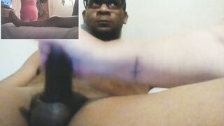 Stiff Cock Stroking-Cum Swallowing Red Head BBW