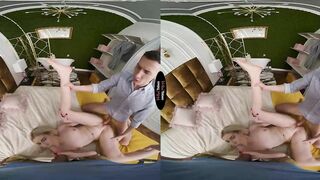Adorable women Lilly tries 2 fat dicks for the first time