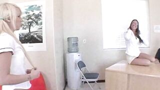 Sensual Teachers Welcomed New Assistant Inside sexy 3 Way