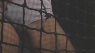 Lewd blonde moans while stroking her pussy with a dildo