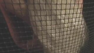 Lewd blonde moans while stroking her pussy with a dildo
