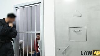 LAW4k. sluts doesnt shy and gets fucks on the jail
