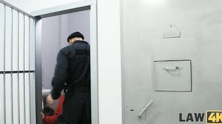 LAW4k. sluts doesnt shy and gets fucks on the jail