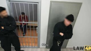 LAW4k. sluts doesnt shy and gets fucks on the jail