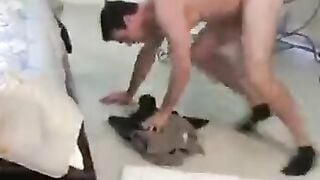 Humongous cougar Sally has sex with boss on xhamster