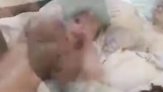 Humongous cougar Sally has sex with boss on xhamster