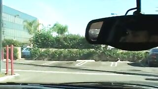 Delectable dark haired gets a jizzed after ride pecker