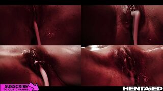 Real Life Cartoon - Cumshot Jizzed Compilation w Hottie Girls