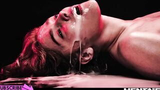 Real Life Cartoon - Cumflation Compilation with Famous Pornstars