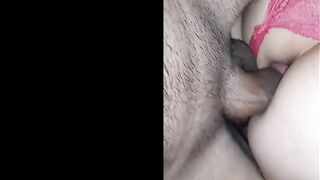 Waking up the sexual wifey with a dick into her booty only anal