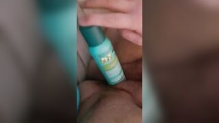 French BBW with Sex Toy into Cunt