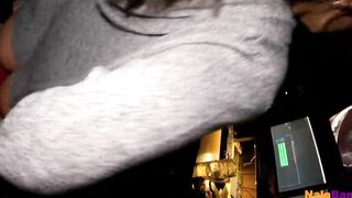 Amateur performer behind the scenes