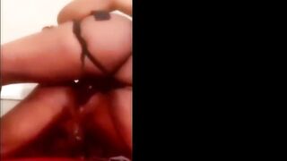 Chubby African Gf Taking Ebony Mans Butt