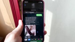 The wifey gets a text message this morning