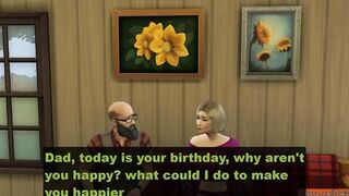 Daughter offers herself to her Dad on his birthday because he was too sad and she wanted to make him happier