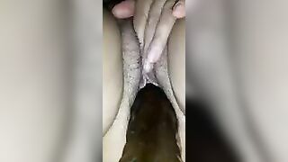 My ex-wife fucks with sex toy