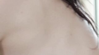 Fine looking beauty gets double penetration into three-way