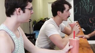 The horny stepdad vs two cute teens