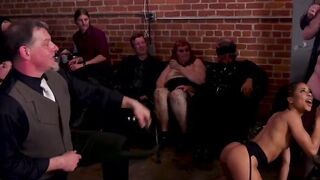 BDSM ass to mouth sex at orgy party
