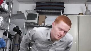 Redhead guy tempted by cash pleasures a monster black dick