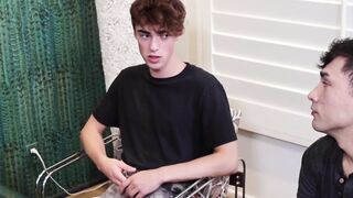 Brody Kayman fucks his twink patient while his boyfriend jerks off
