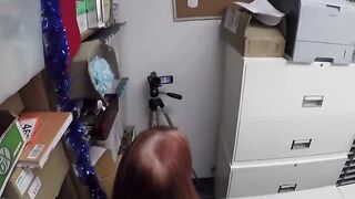 ShopliftersPunished.com - Hot redhead Krystal Orchid wrecked deep by monster cock hug