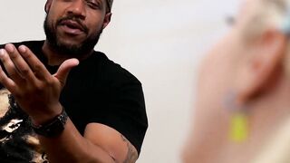Voluptuous babe Leya Falcon savors each inch of Big Tre BBC