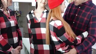 Teen Serena Hill brings her best friend Violet Spice to meet her kinky step family