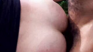Naughty Asian bottom Pierce Brooks teases black stud Tony Genius into breeding him