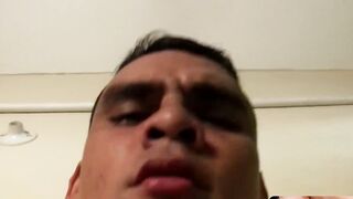 MachoIO.com - Latino brute Ulises gives his big dick a good jerk off