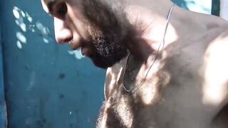 Aroused latinos Nacho and Rodrigo El Santo drain their cocks of juicy cum