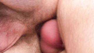 Unshaved homosexual lovers tries anal sex without a condom