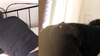 Japanese schoolgirl lets her boyfriend touch her pussy