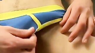TwinkUndie.com - Hot twink Joey's shower jerk off and powerful cum blast