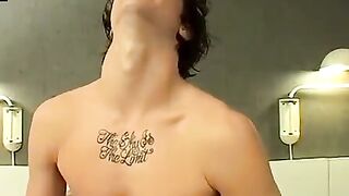 TwinkUndie.com - Hot twink Joey's shower jerk off and powerful cum blast