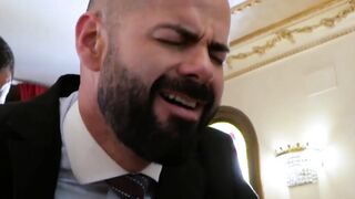 PlayingMen.com - Classy boss dominates his employee's tight little butt hole with fir