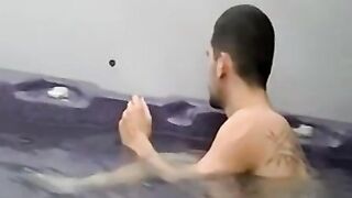 Young homos having hot and steamy bareback threesome