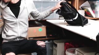 BoyPunish.com - Skinny black thief's raw, intense screwing by a horny, eager officer'