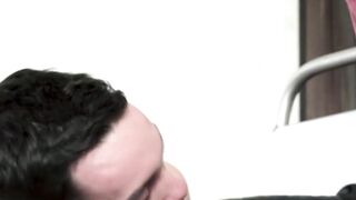 DarkGodz.com - Petite gay's deepthroat action on a black cock before interracial fuck