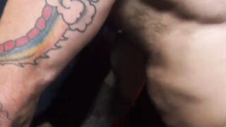 FuckBoysRaw.com - Inked hunk Sean Duran blindfolds twink for a deep throat ride