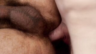 Gay twink masturbates and takes a big raw dick in the ass