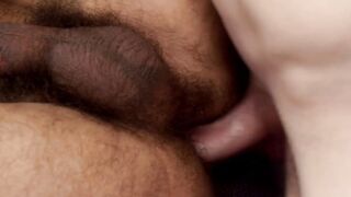 Gay twink masturbates and takes a big raw dick in the ass