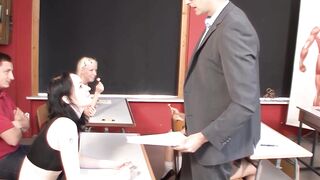 Sex into the German school with the professor