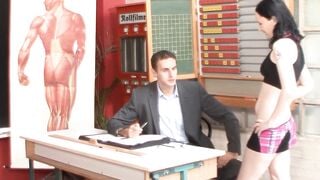 Sex into the German school with the professor