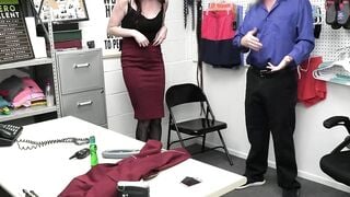 Elegant escort slut rough fucked on CCTV
