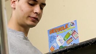 A nice school jerking session for a young guy in detention