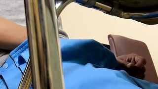 A nice school jerking session for a young guy in detention