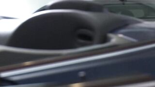 Bombshell lovers fucking inside garage